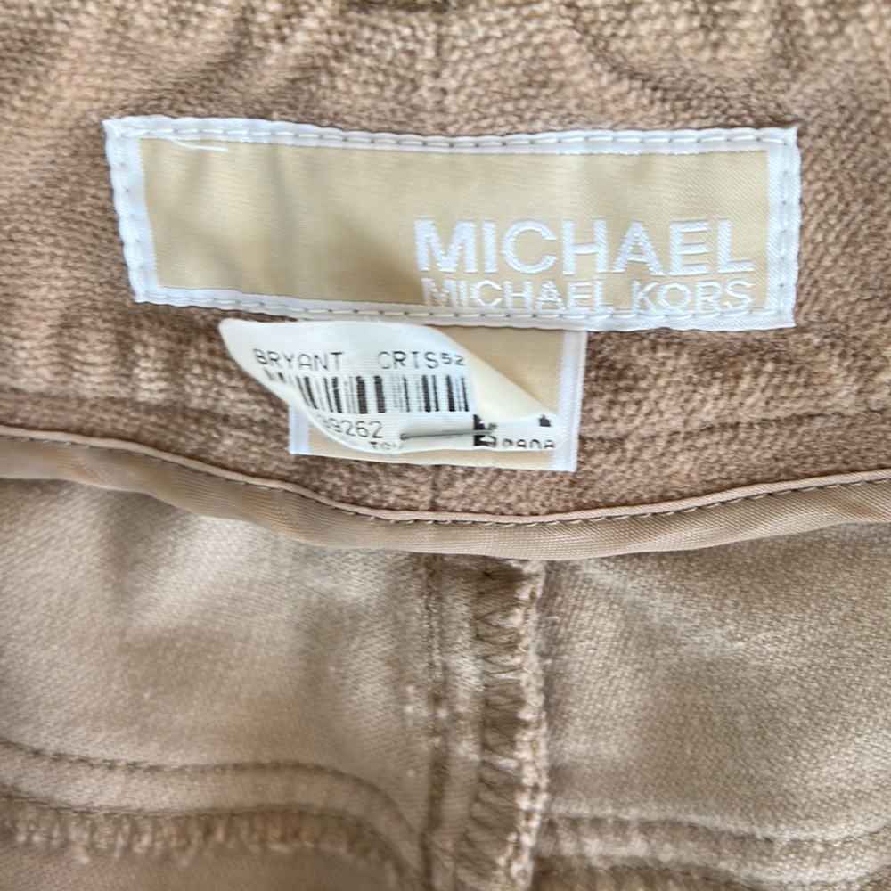 Michael Kors Tan BRYANT Pants - Picture 2 of 6